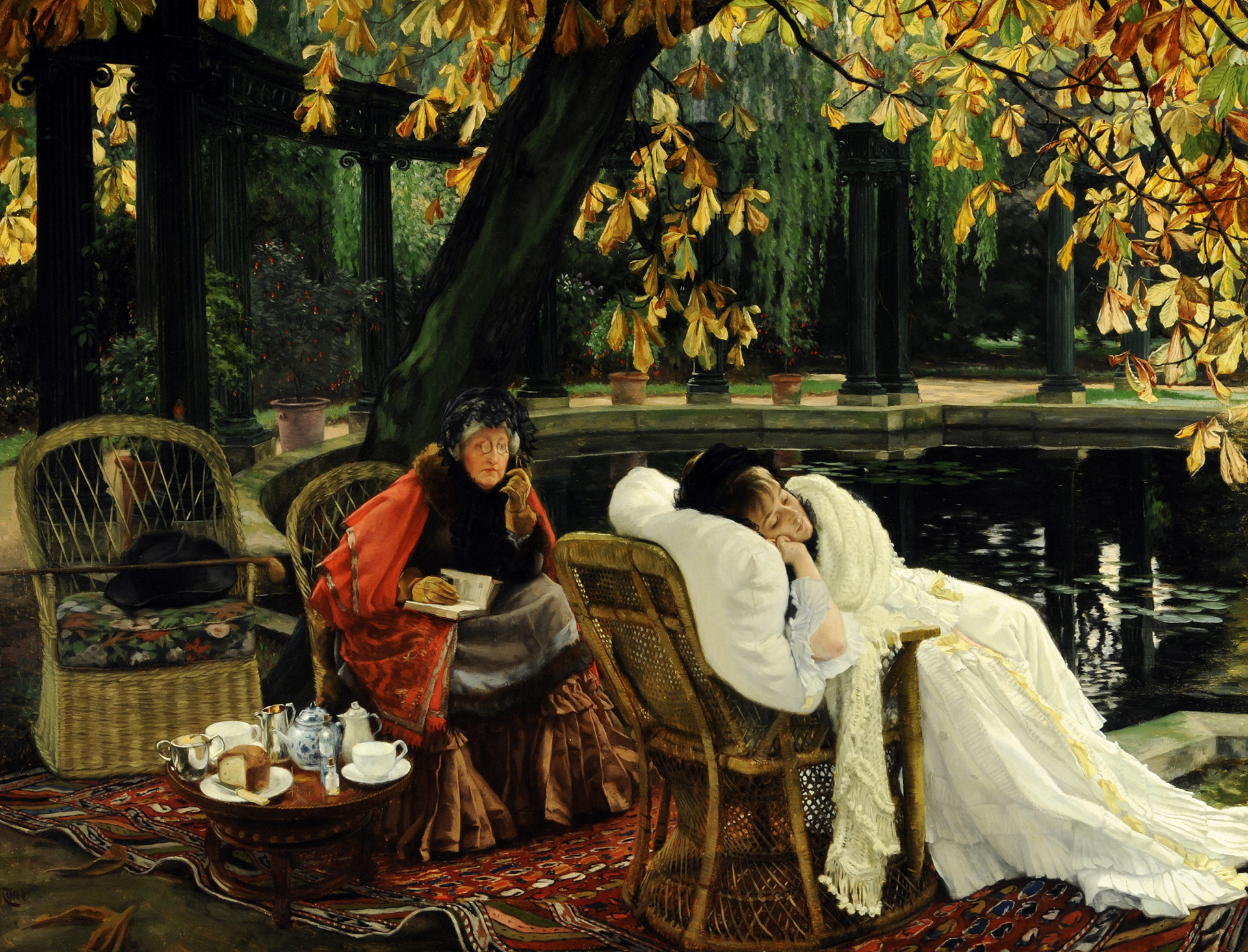 The Convalescent by James Tissot Sheffield Museums Trust